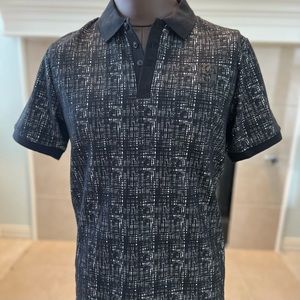 NWT Karl Lagerfeld Textured Polo